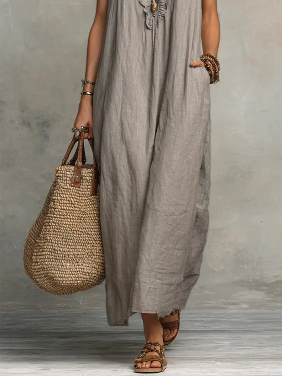 Bayla | Boho Ruffle Maxi Dress