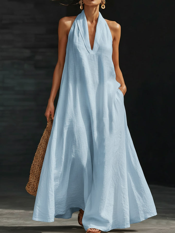 Regina | Halter Maxi Dress