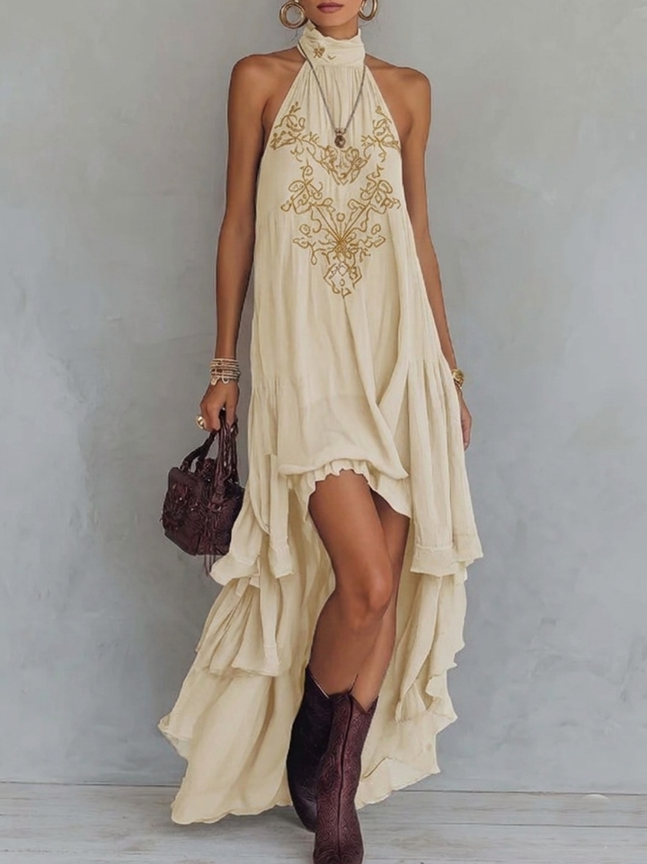 Mabella | Embroidered Maxi Dress