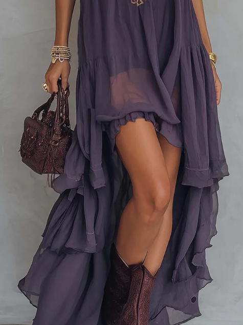 Mabella | Embroidered Maxi Dress
