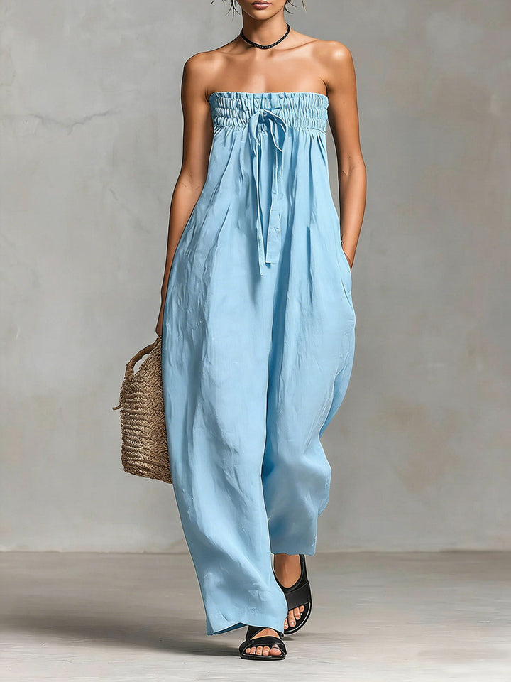 Leontine | Strapless Flow Maxi Dress