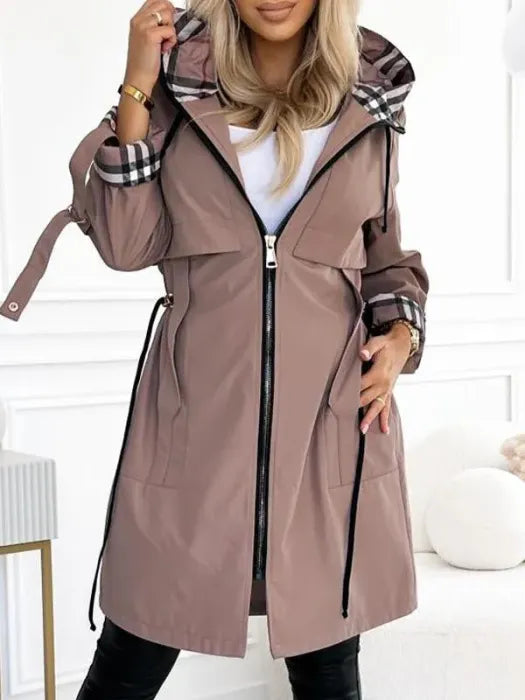 Rosalie – Hooded Zip-Up Windproof Jacket