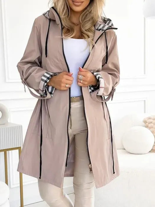 Rosalie – Hooded Zip-Up Windproof Jacket