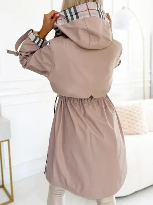 Rosalie – Hooded Zip-Up Windproof Jacket