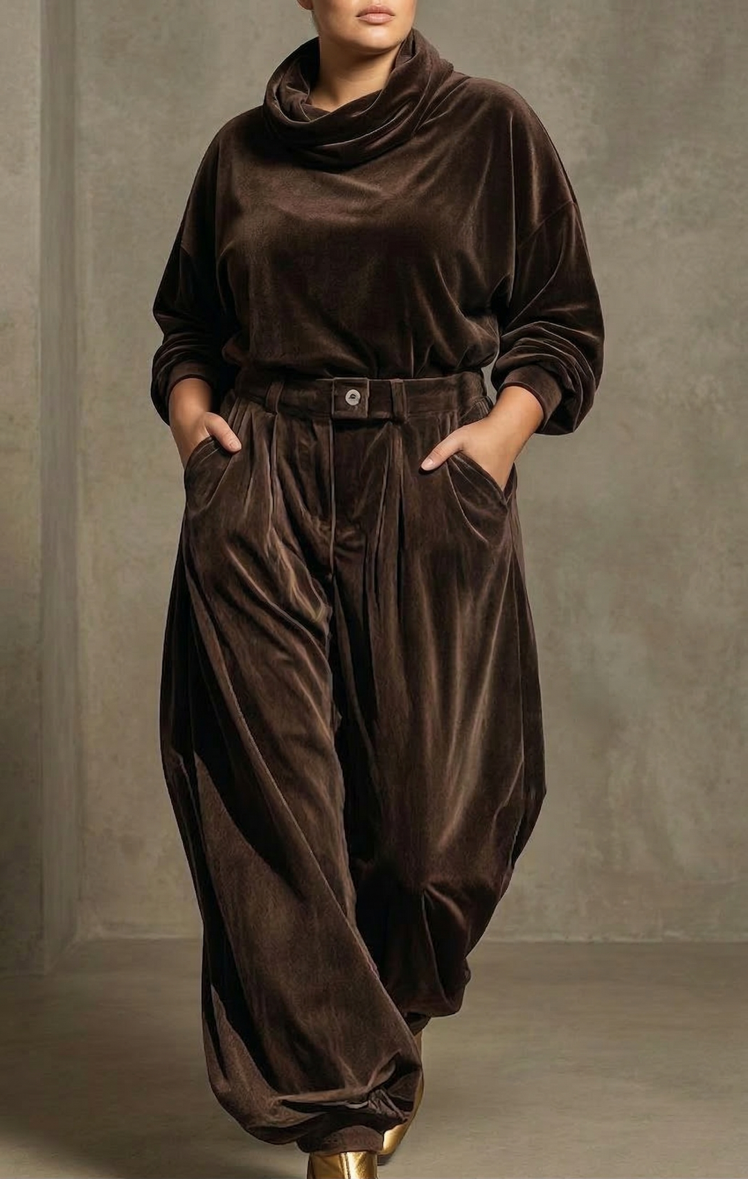 Maggie | Velvet Hoodie and Pants Set