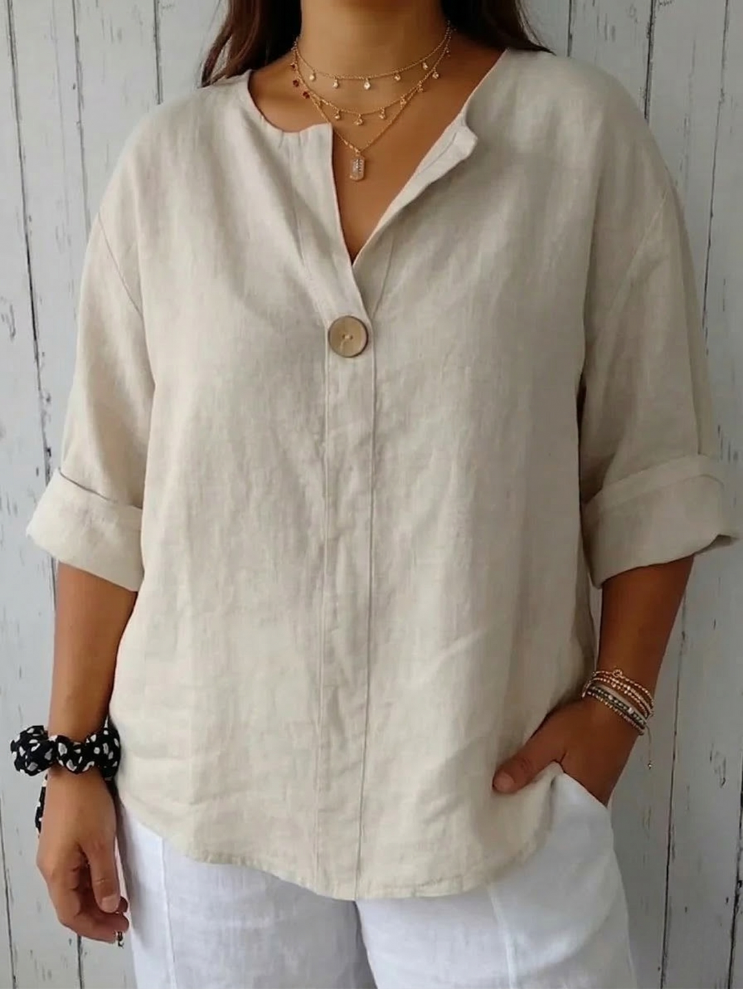Ariana | V-Neck Blouse