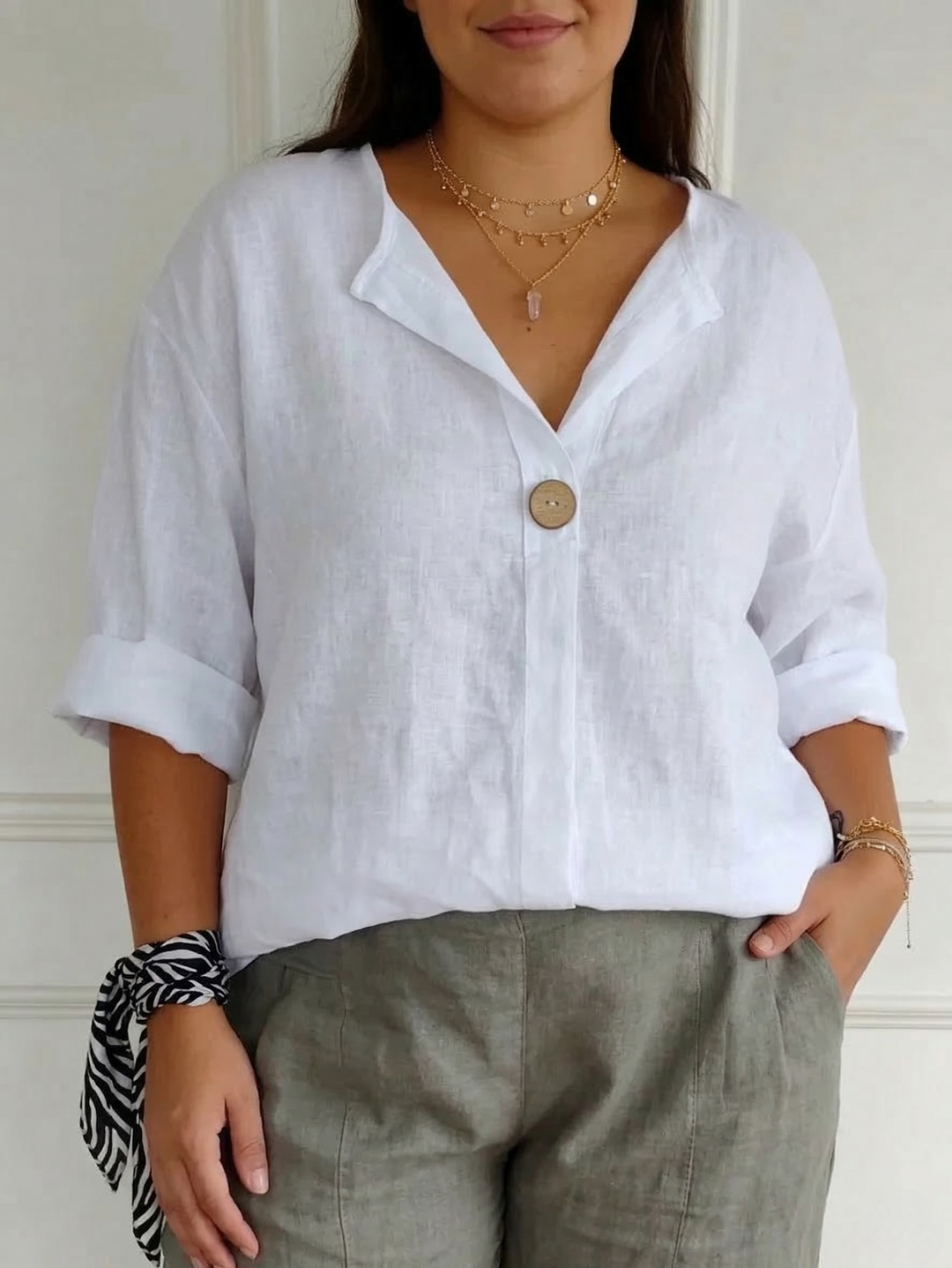 Ariana | V-Neck Blouse