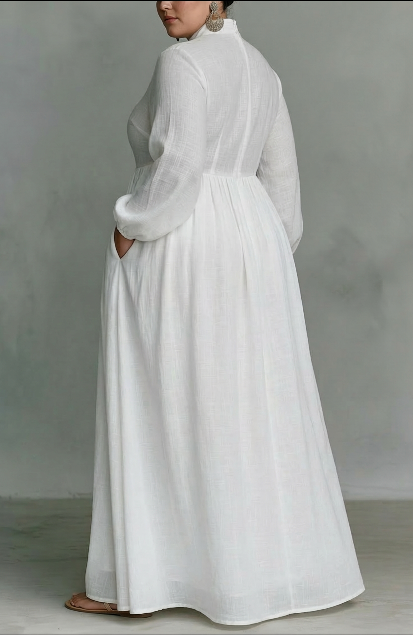 Elizabeth | Button-Front Maxi Dress