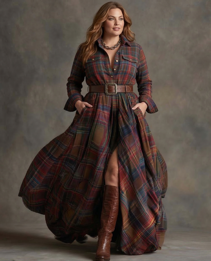 Piper | Belted Midi Dress