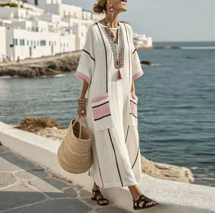 Emerie | Long Strand Dress for a Stylish Summer Look