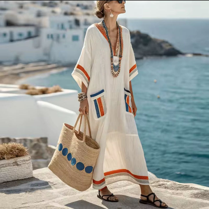 Emerie | Long Strand Dress for a Stylish Summer Look