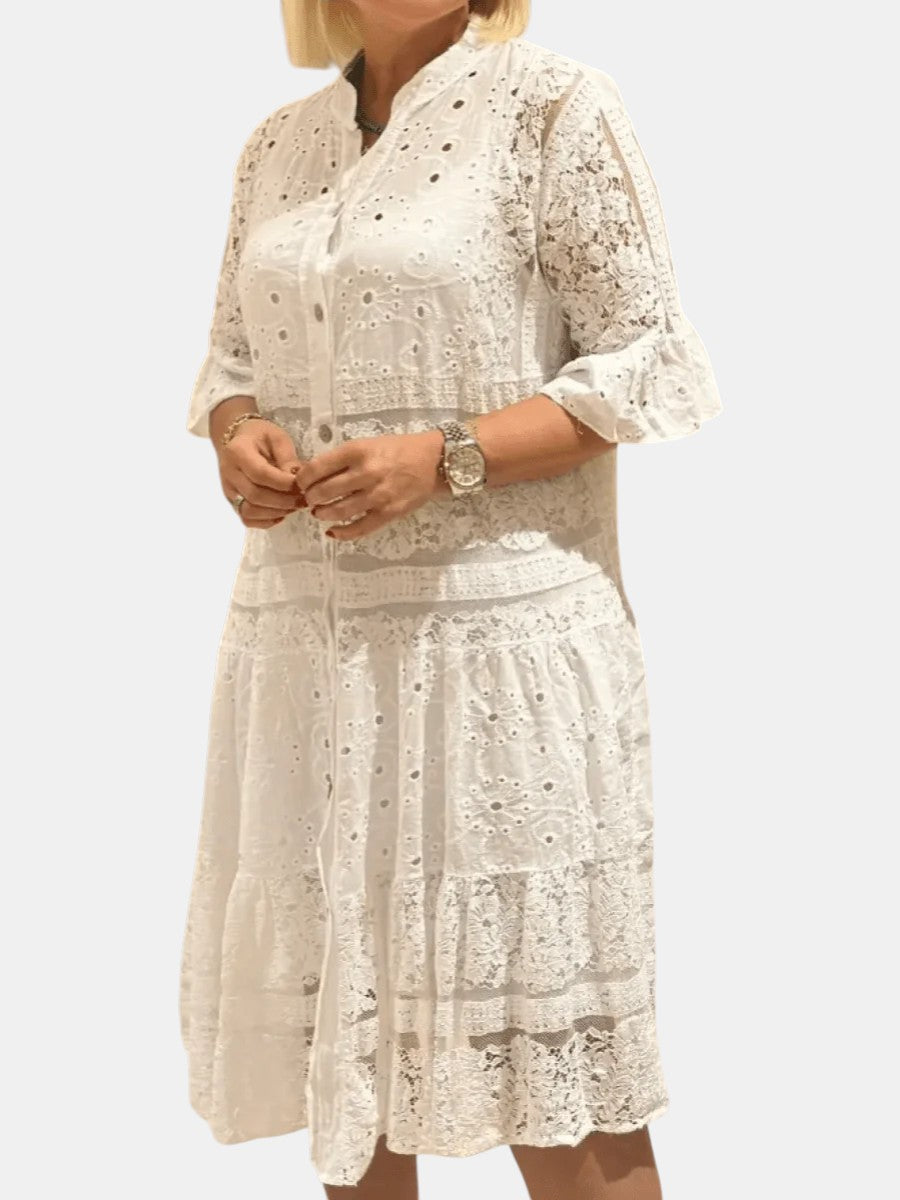 Yanira | Floral Midi Dress