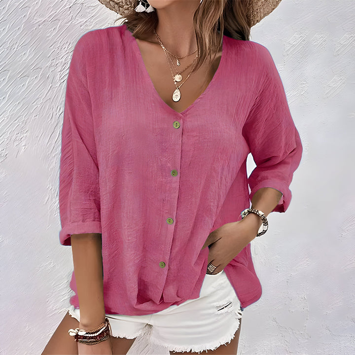 Sade | Relaxed Button-Up Blouse