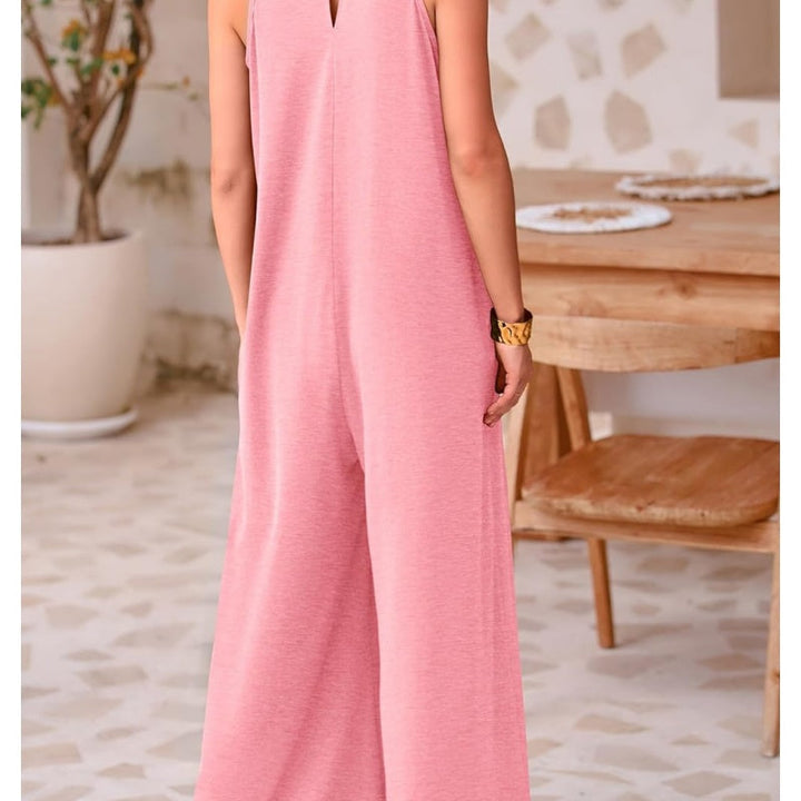 Ilse | Wide Leg Letur Jumpsuit