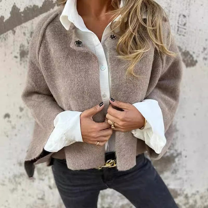 Margaret – Soft Cropped Button-Up Cardigan