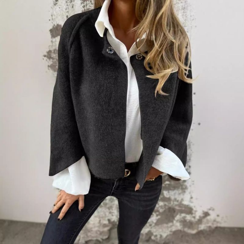 Margaret – Soft Cropped Button-Up Cardigan