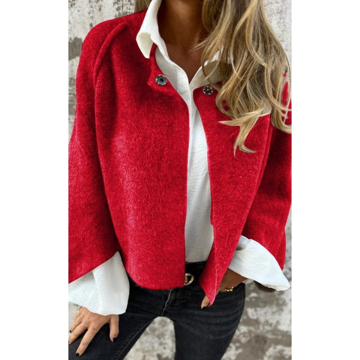 Margaret – Soft Cropped Button-Up Cardigan