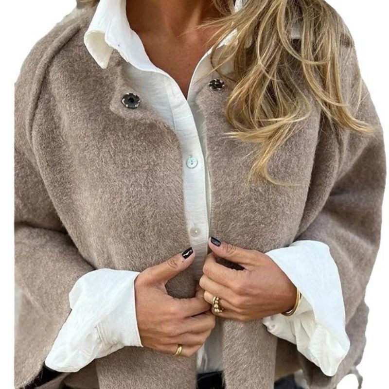 Margaret – Soft Cropped Button-Up Cardigan