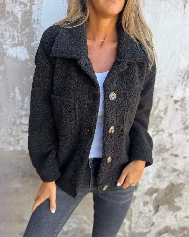 Cynthia – Cozy Teddy Fleece Jacket