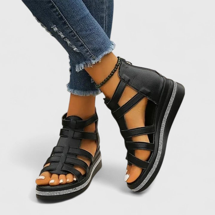 Carlee | Orthopedic Strass Sandals