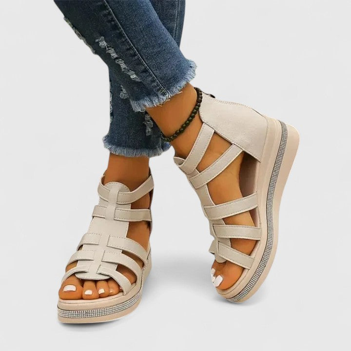 Carlee | Orthopedic Strass Sandals