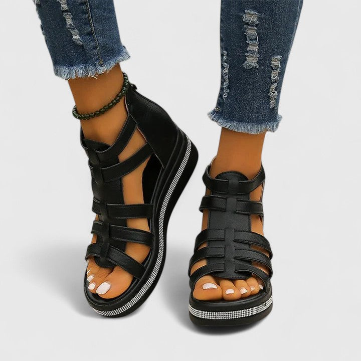 Carlee | Orthopedic Strass Sandals
