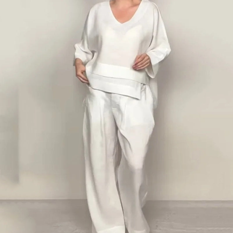 Carol – Relaxed Wide-Leg Two-Piece Set