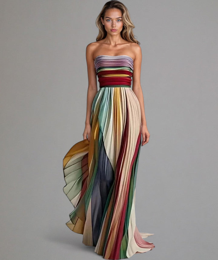 Lucida | Effortless Strapless a-Line Dress