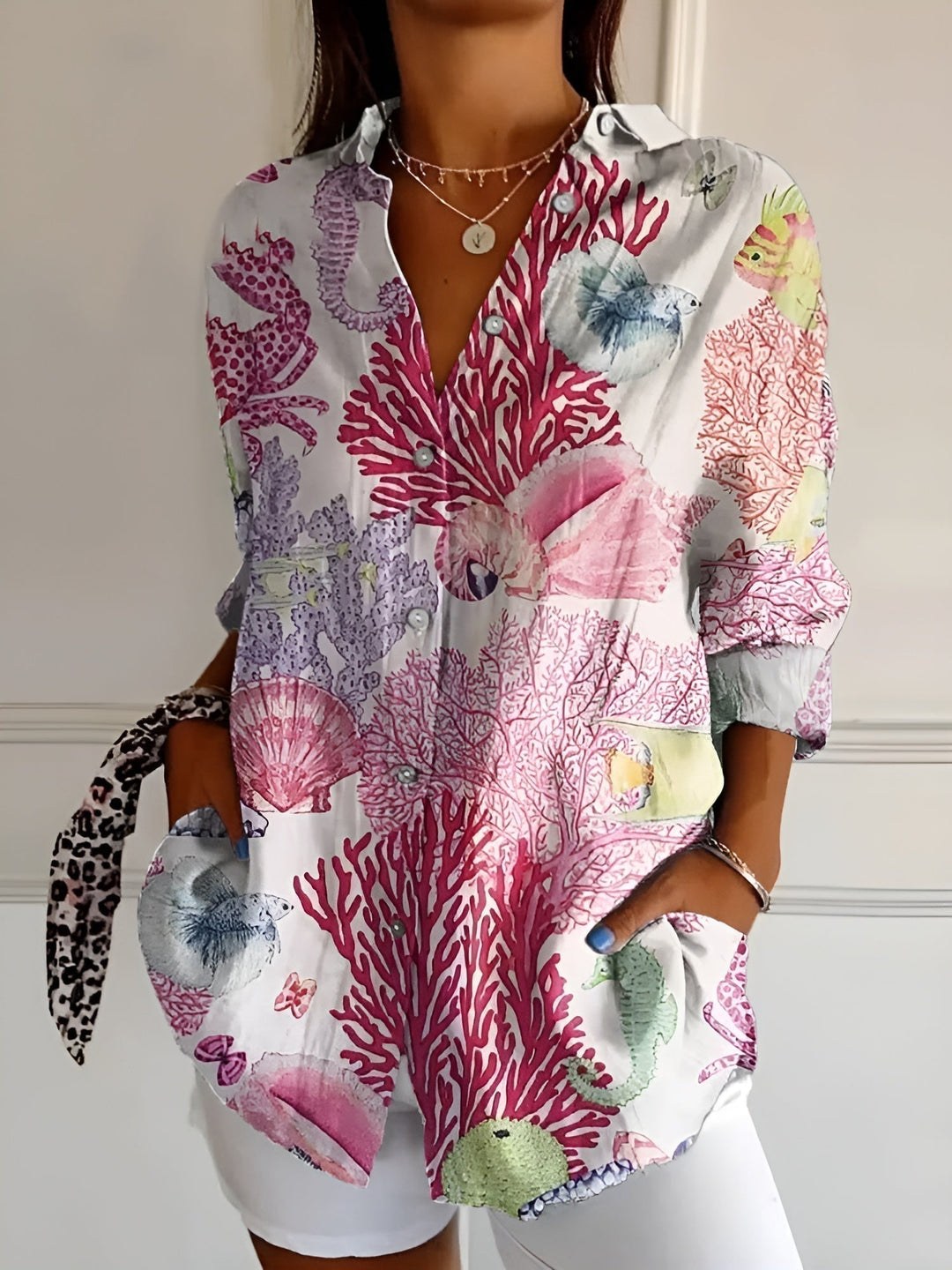 Lily | Floral Blouse