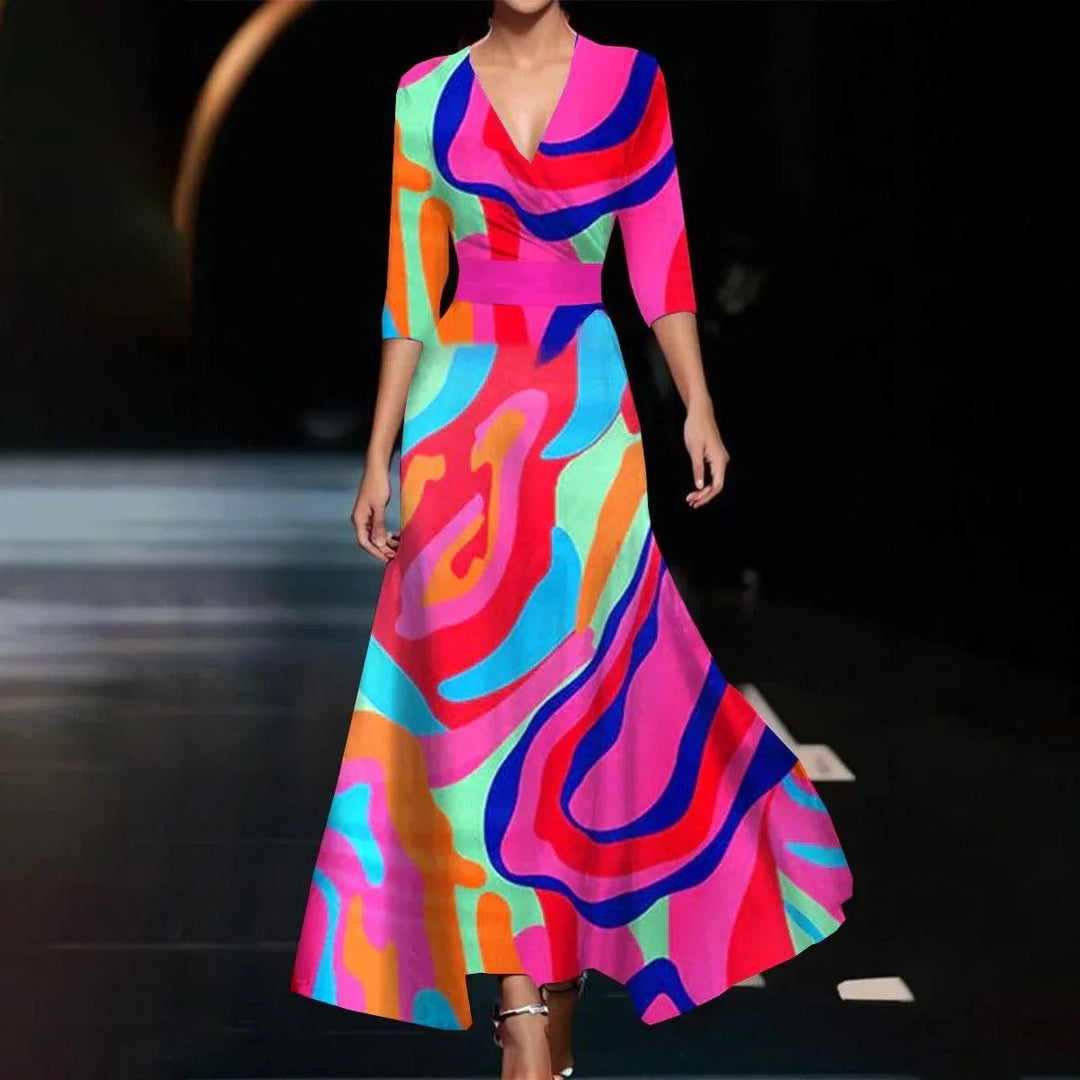 Ondina | Chic Dress with Floral Print