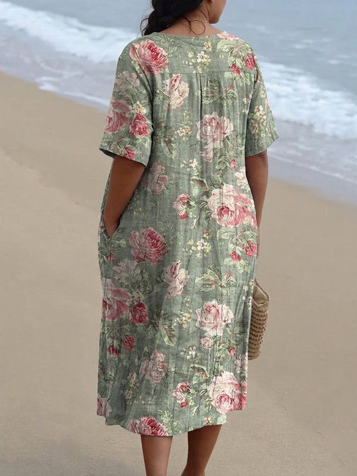 Juniper | Heritage Floral Day Dress
