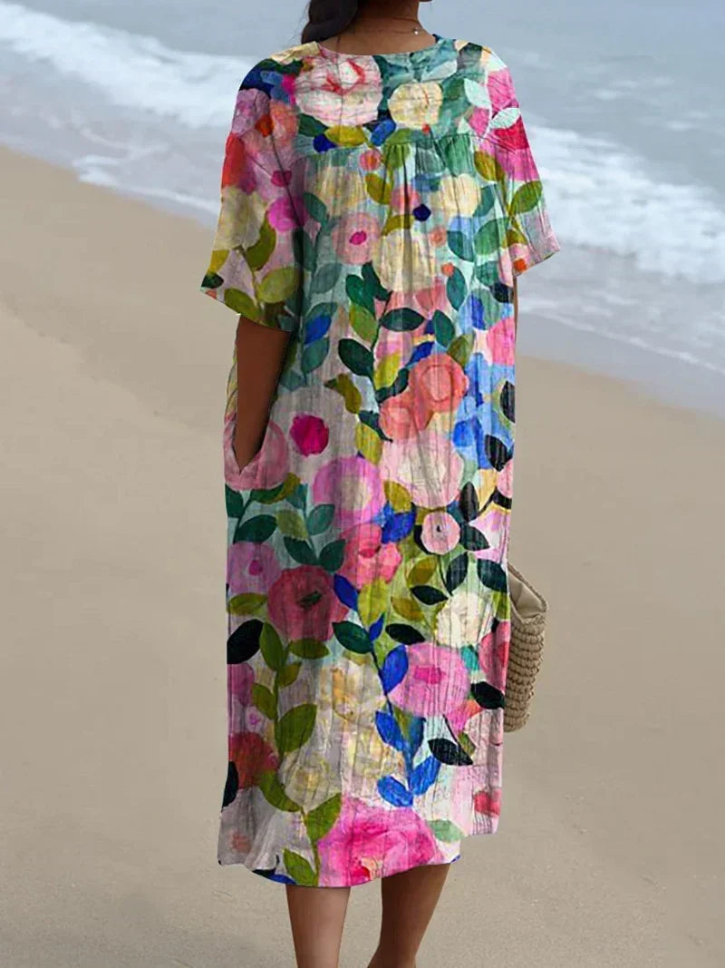 Caroline | Floral Garden Dress