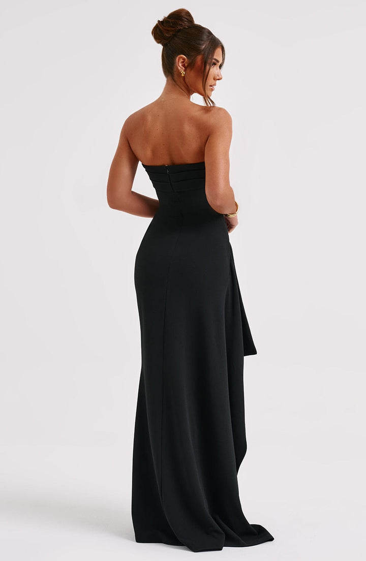 Sasha | Strapless Luxe Maxi Dress